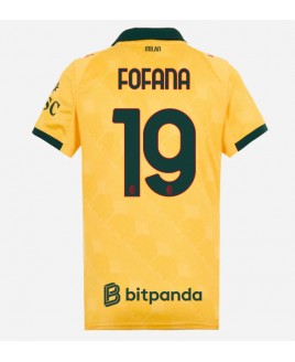 Günstige AC Milan Youssouf Fofana #19 3rd trikot Damen 2025-26 Kurzarm